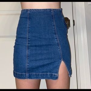Brandy Melville jean skirt